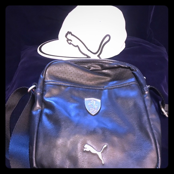 puma ferrari handbag purple